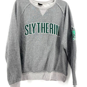Warner Bros Studio Making of Harry Potter Slytherin Sweatshirt Gray Adult L